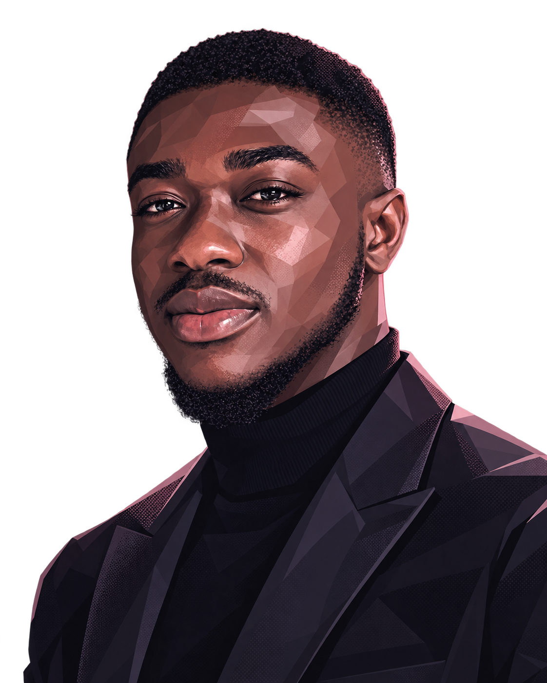 Illustrated portrait of Richmond Duah